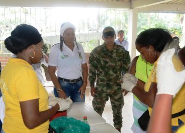 Gestora Social liderÃ³ brigada de salud en zona rural del Distrito