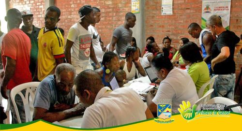 AlcaldÃ­a Distrital realizÃ³ inscripciÃ³n de mineros en Zaragoza y Bendiciones