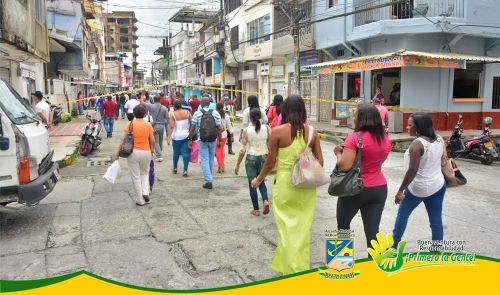 La comunidad atendiÃ³ el llamado de emergencia del Quinto Simulacro Nacional de EvacuaciÃ³n