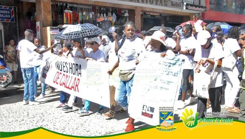 Sin contratiempos se realizÃ³ la gran marcha contra la violencia sexual y de la mujer