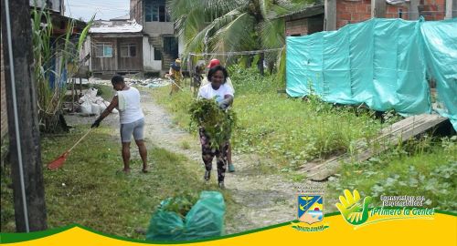 Establecimiento PÃºblico Ambiental brinda apoyo en jornada de aseo y ornato en los barrios Juan XXIII y MarÃ­a Eugenia