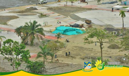 La obra de la primera etapa del MalecÃ³n BahÃ­a de La Cruz debe estar a finales de abril: EliÃ©cer Arboleda Torres