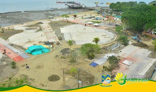 La obra de la primera etapa del MalecÃ³n BahÃ­a de La Cruz debe estar a finales de abril: EliÃ©cer Arboleda Torres