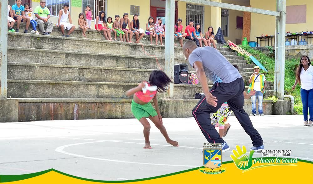 Inderbuenaventura realizÃ³ una jornada recreativa a la comunidad Wuanana de Santa Rosa de GuayacÃ¡n