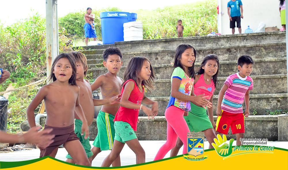 Inderbuenaventura realizÃ³ una jornada recreativa a la comunidad Wuanana de Santa Rosa de GuayacÃ¡n