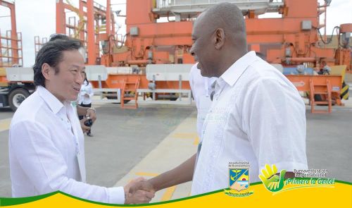 Alcalde EliÃ©cer Arboleda Torres asistiÃ³ a  inauguraciÃ³n del Puerto Industrial Aguadulce
