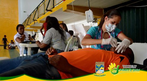 Con acciÃ³n interinstitucional, se brindÃ³ beneficio a la comunidad desplazada