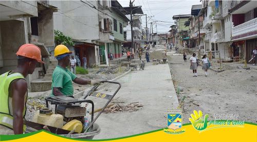 Avanza fundiciÃ³n de las losas en calle 5Âª, sector La Curva y entrada el Firme