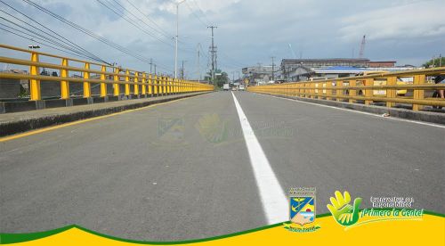 Alcalde  dio apertura al nuevo tramo del puente del PiÃ±al