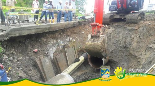Avanza empalme de la tuberÃ­a de 39 pulgadas y la estaciÃ³n de potabilizaciÃ³n de agua en la planta de Venecia
