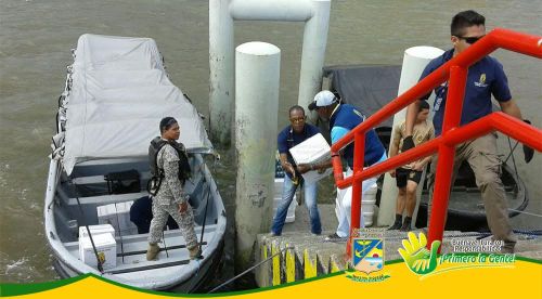 Ocpad entregÃ³ ayudas humanitarias en Punta Soldado