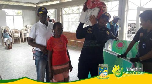 Ocpad entregÃ³ ayudas humanitarias en Punta Soldado
