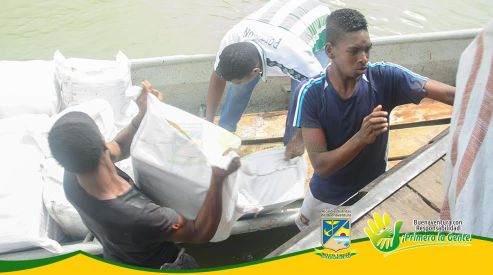 AdministraciÃ³n Distrital realizÃ³ entrega de ayudas humanitarias inmediatas en el RÃ­o San Juan