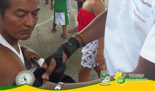 Comunidades desplazadas de Chapier y Cabeceras recibieron con agrado brigada de salud