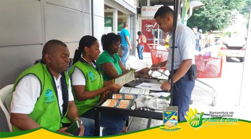 Con la participaciÃ³n del Establecimiento PÃºblico Ambiental de Buenaventura iniciÃ³ la jornada de recolecciÃ³n de desechos de post-consumo