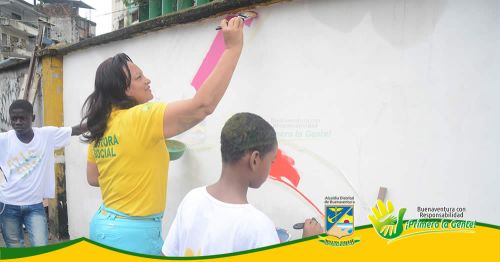 Despacho de la Gestora Social y SecretarÃ­a de Convivencia para la Sociedad Civil continÃºan desarrollando el programa Arte Sano en los colegios