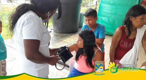 Jornada de atenciÃ³n a poblaciÃ³n indÃ­gena de Chapier medio y Du Ap dDr, rÃ­o San Juan, ChocÃ³