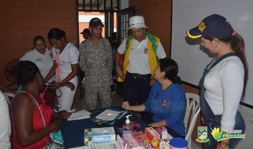 AdministraciÃ³n Distrital hizo acompaÃ±amiento a la Armada Nacional en jornada de atenciÃ³n integral realizada en la Vereda La Gloria
