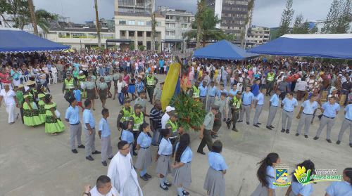 Los bonaverenses recibieron de manera multitudinaria al Milagroso de Buga