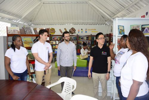 Delegados de la Embajada del JapÃ³n visitaron biblioteca continental de Buenaventura