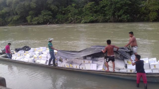 Las comunidades de los rÃ­os YurumanguÃ­ y San Juan recibieron ayudas humanitarias por parte de la Ocpad