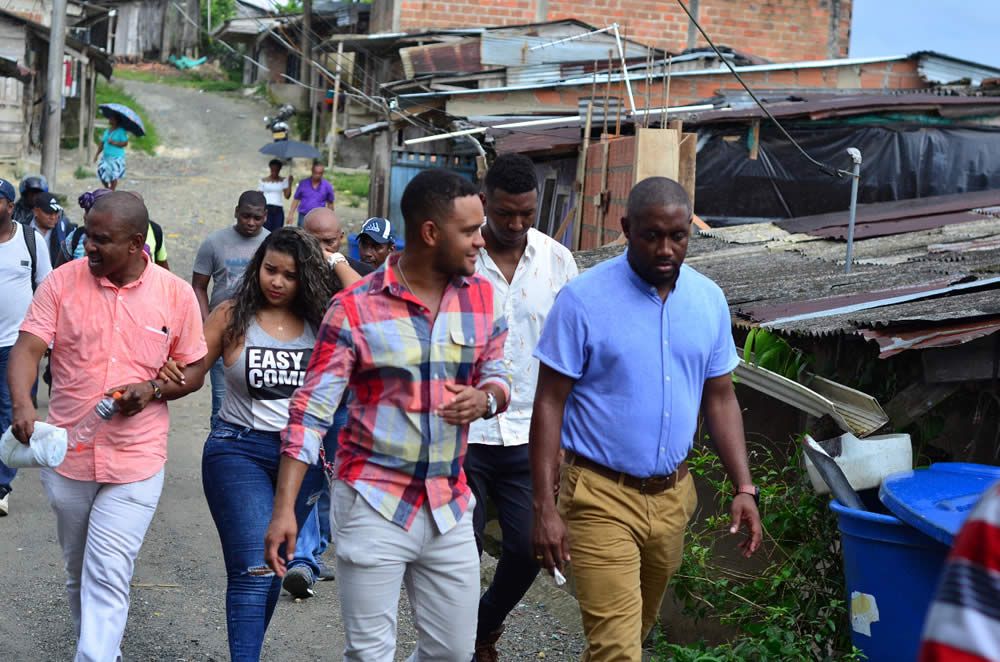 Gestor Social se reuniÃ³ con lÃ­deres del barrio El JardÃ­n sector Los Ãngeles  para conocer sus necesidades  