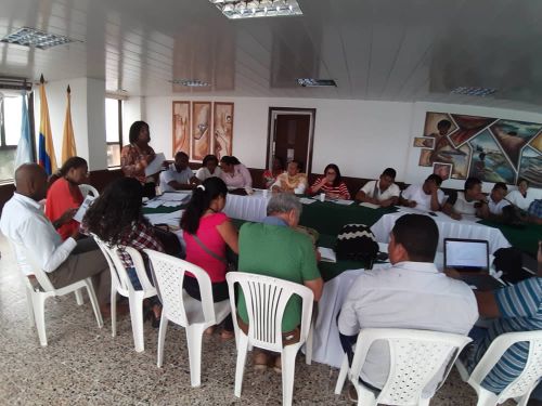 Se adelantÃ³ mesa tÃ©cnica con las organizaciones indÃ­genas de la regiÃ³n y los diferentes secretarios de despacho del Distrito