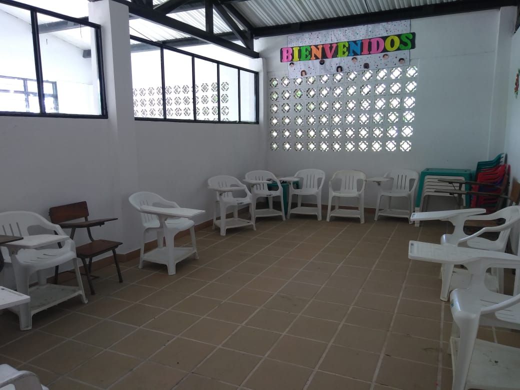 Fue entregado por OIM  mejoramiento realizado a la instituciÃ³n educativa Nuestra SeÃ±ora del Perpetuo Socorro en la cuenca del rÃ­o MayorquÃ­n