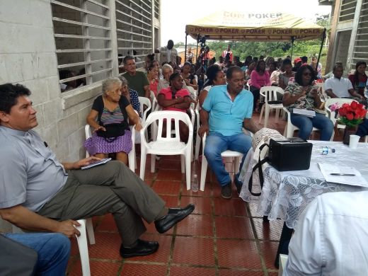 Alcaldesa Distrital (e), Maby Yineth Viera Angulo,  participa de la actividad conmemorativa de los 13 aÃ±os de la avalancha en Bendiciones