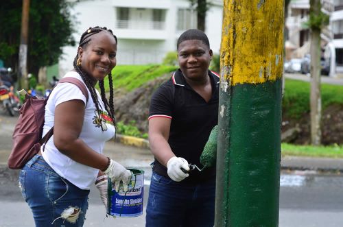 "PintatÃ³n" Distrital fue todo un Ã©xito