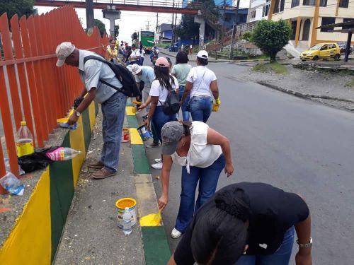"PintatÃ³n" Distrital fue todo un Ã©xito