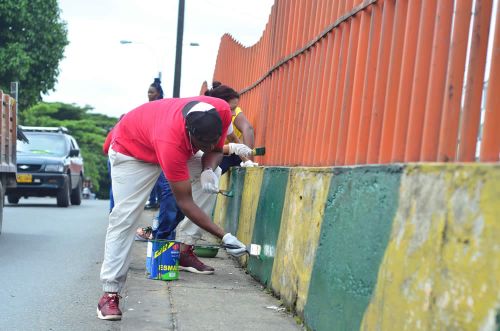 "PintatÃ³n" Distrital fue todo un Ã©xito