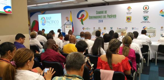Maby Yineth Viera, alcaldesa de Buenaventura destacÃ³ la importancia de Buenaventura en la Cumbre de Gobernadores del PacÃ­fico 2019