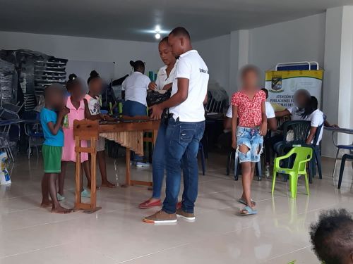 AlcaldÃ­a Distrital continÃºa brindando asistencia integral a las familias desplazadas del barrio Alberto Lleras Camargo