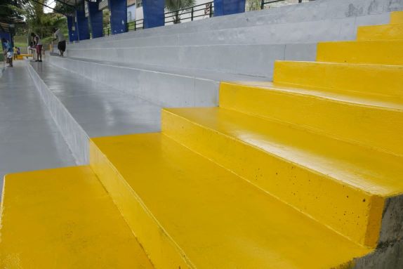 Gestor Social liderÃ³ jornada de embellecimiento al complejo deportivo de La Independencia 