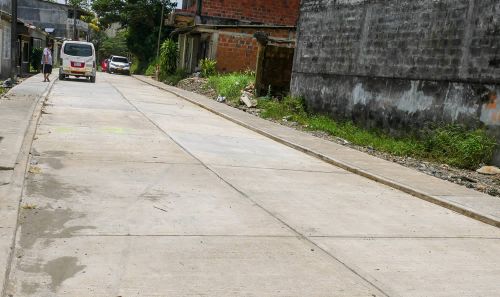 Alcaldesa visitÃ³ obras de infraestructura vial que se realizan en la ciudad