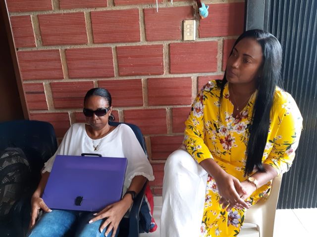 Personas con discapacidad visual se reunieron con la Alcaldesa Distrital