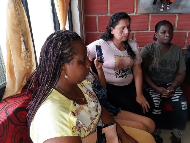 Personas con discapacidad visual se reunieron con la Alcaldesa Distrital