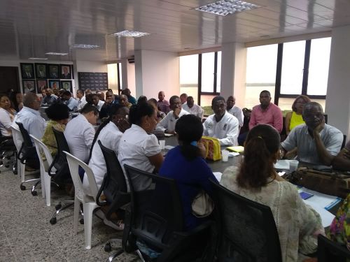 Alcaldesa Distrital presidiÃ³ proceso de empalme que arrancÃ³ este jueves con el mandatario electo, su equipo de trabajo y los secretarios de despacho
