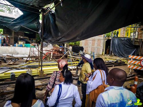 Verifican avance en obra de remodelaciÃ³n de la Casa de la Cultura