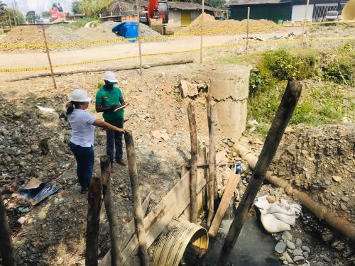 La SAAB inspecciona obras de acueducto y alcantarillado que adelanta el Distrito