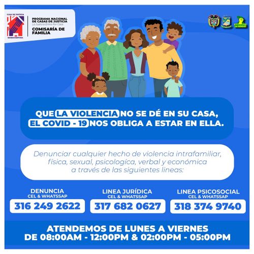 Casos de violencia intrafamiliar y de gÃ©nero seguirÃ¡n siendo atendidos en Buenaventura