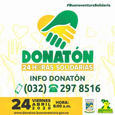 DonatÃ³n #BuenaventuraSolidaria  24 horas unidos por nuestro territorio