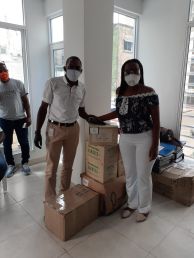 Secretaria de Salud hizo entrega de kit de bioseguridad a Asoparupa y al Hospital San AgustÃ­n de Puerto Merizalde