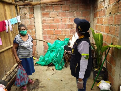 AlcaldÃ­a Distrital inspeccionÃ³ viviendas afectadas por intensas lluvias 