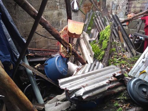 AlcaldÃ­a Distrital inspeccionÃ³ viviendas afectadas por intensas lluvias 