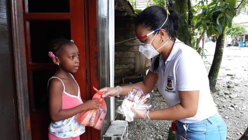 Entregan kit de higiene oral a los niÃ±os y niÃ±as del espacio humanitario