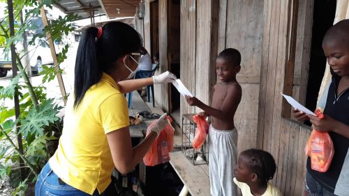 Entregan kit de higiene oral a los niÃ±os y niÃ±as del espacio humanitario
