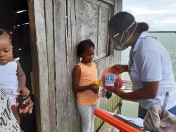 Entregan kit de higiene oral a los niÃ±os y niÃ±as del espacio humanitario