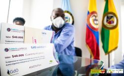 Gases de Occidente hizo efectivo 8 mil bonos que prometiÃ³ en la DonatÃ³n por una #BuenaventuraSolidaria